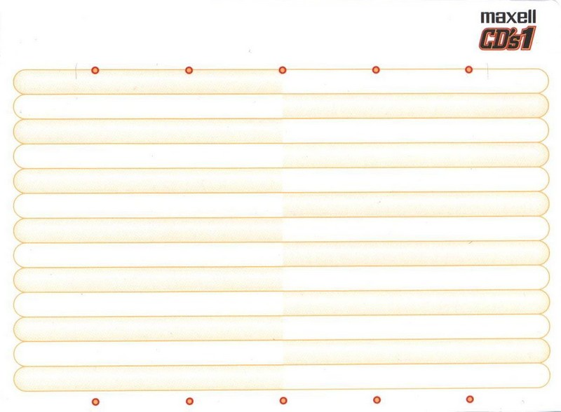 Compact Cassette Maxell CD`s I / CD`s 1 70 "CDS1-70N Music Vitamins" Type I Normal 2000 Japan