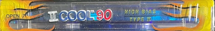 Compact Cassette ICE COOL 90 "Blue" Type II Chrome 1996 USA