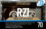 Compact Cassette Victor RZI 70 "RZ1-70" Type I Normal 1989 Japan