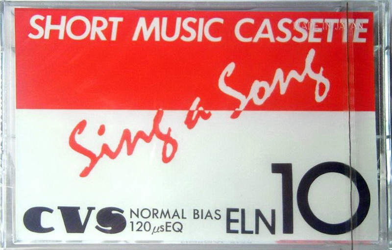 Compact Cassette CVS ELN 10 "Sing A Song" Type I Normal Japan