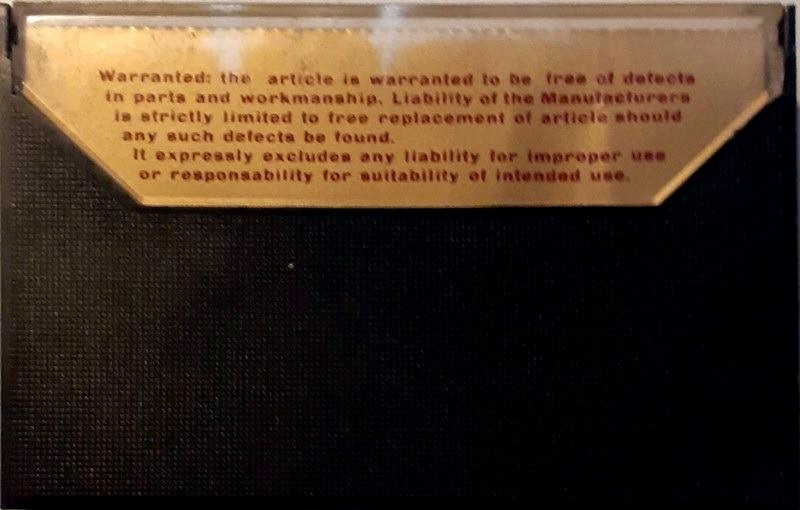 Compact Cassette Baxter 120 Type I Normal Unknown Country