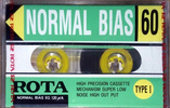 Compact Cassette ROTA 60 Type I Normal Thailand