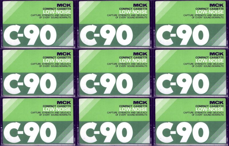 Compact Cassette MCK 90 Type I Normal 1978 Japan