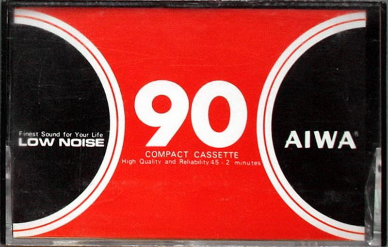 Compact Cassette Aiwa LN 90 Type I Normal 1976 Japan