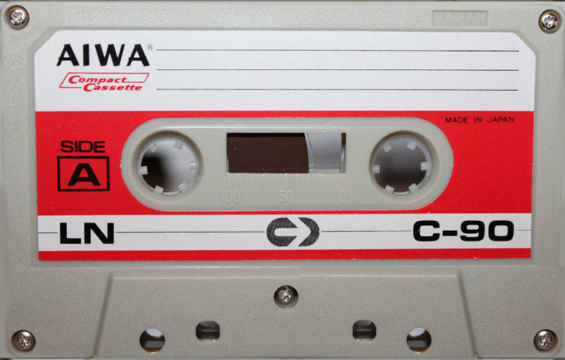 Compact Cassette Aiwa LN 90 Type I Normal 1976 Japan