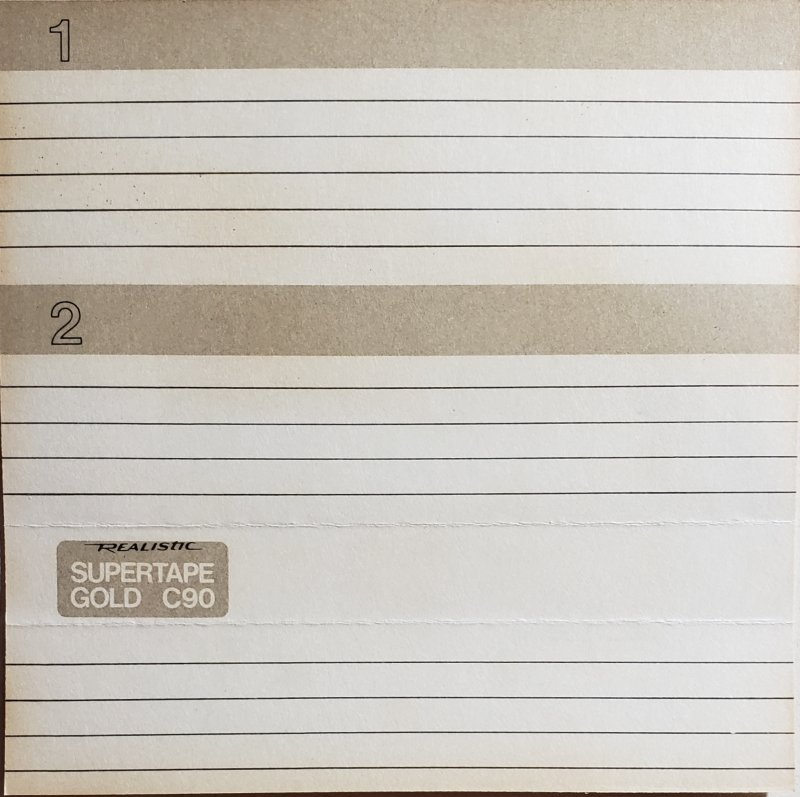 Compact Cassette SUPERTAPE Gold 90 "44-922" Type I Normal 1978 USA