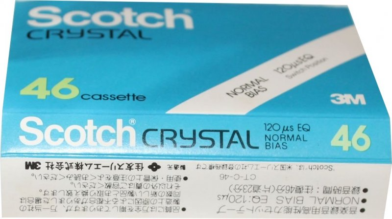 Compact Cassette Scotch Crystal 46 Type I Normal 1981 Japan