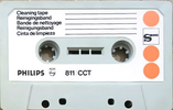 Compact Cassette Philips 811 CCT Cleaning Cassette 1972 Europe