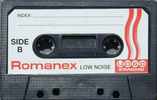 Compact Cassette Romanex 60 Type I Normal Hong Kong