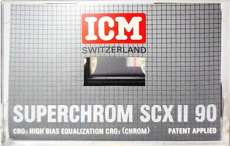 Compact Cassette ICM SCX II 90 Type II Chrome 1979 Europe