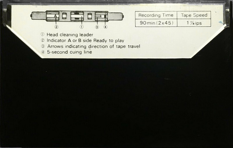 Compact Cassette Maxell LN Super 90 Type I Normal 1975 Worldwide