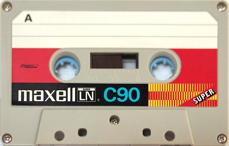 Compact Cassette Maxell LN Super 90 Type I Normal 1975 Worldwide