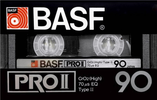 Compact Cassette BASF PRO 90 "PRO II" Type II Chrome 1982 Japan