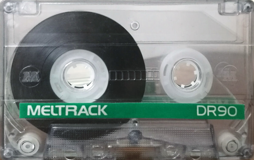 Compact Cassette Meltrack DR 90 Type I Normal 1988 India