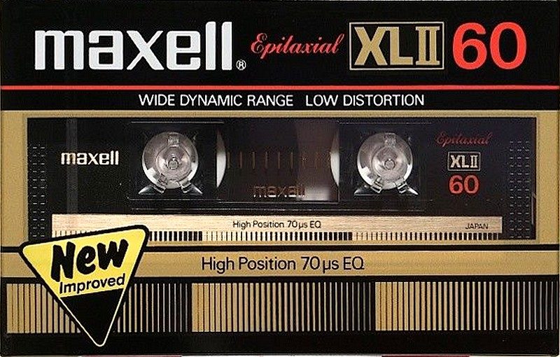Compact Cassette Maxell XLII 90 Type II Chrome 1982 Japan