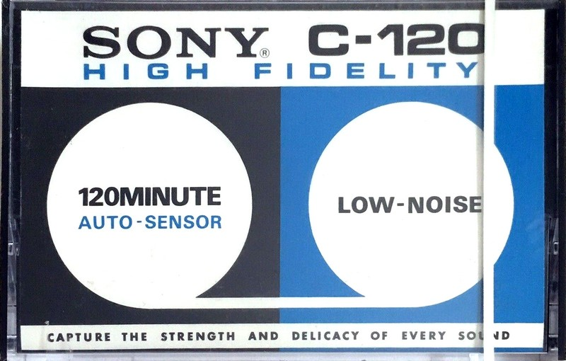 Compact Cassette Sony 120 "High Fidelity" Type I Normal 1971 USA
