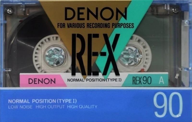 Compact Cassette Denon RE-X 90 Type I Normal 1987 Japan