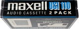 2 pack Maxell US 110 "US I" Type I Normal 1991 North America
