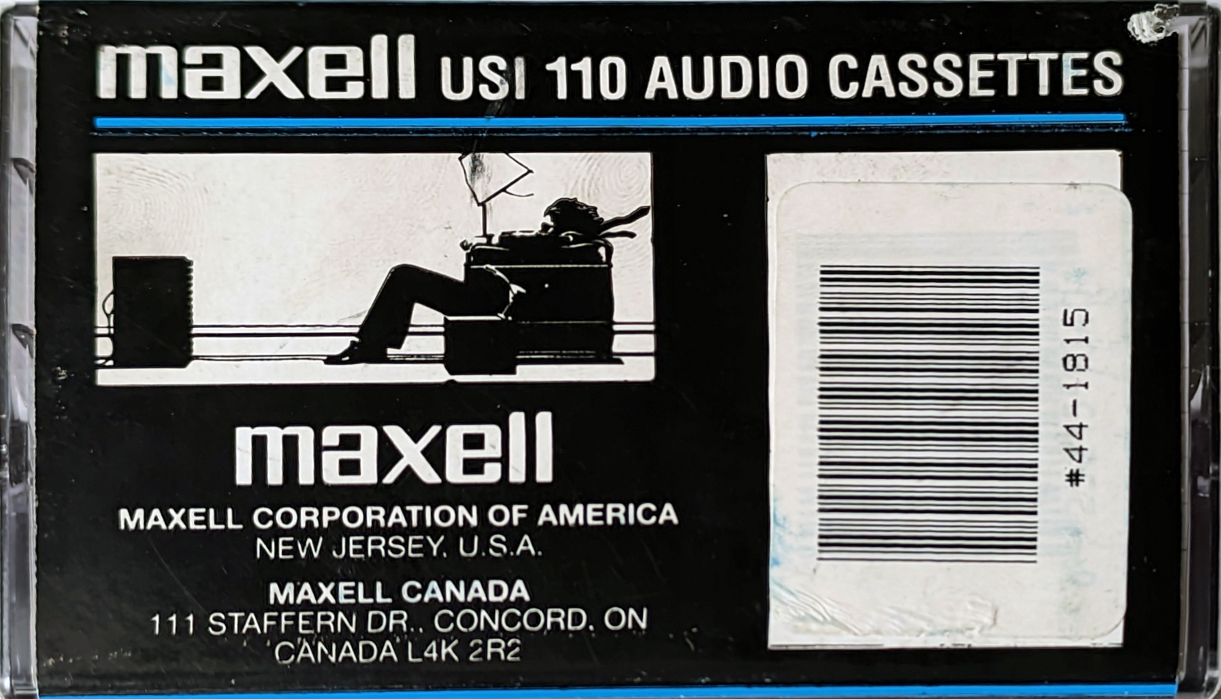 2 pack Maxell US 110 "US I" Type I Normal 1991 North America