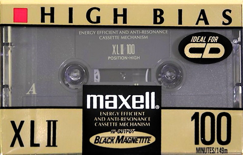 Compact Cassette Maxell XLII 100 Type II Chrome 1994 North America