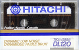 Compact Cassette Hitachi DL 120 Type I Normal 1984 Europe