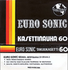 Compact Cassette Euro Sonic 60 Type I Normal Hong Kong