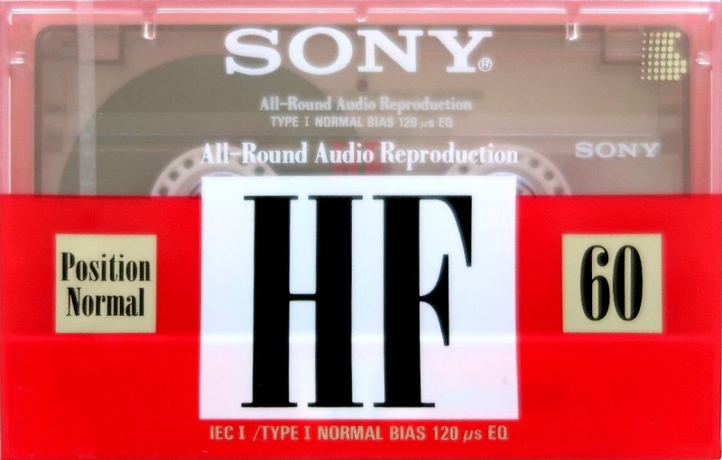 Compact Cassette Sony HF 60 Type I Normal 1992 Europe