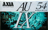 Compact Cassette AXIA AU-Ix 54 "AU1X A 54" Type I Normal 1992 Japan