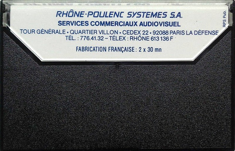 Compact Cassette Pyral Optima Cobalt 60 Type I Normal 1974 France