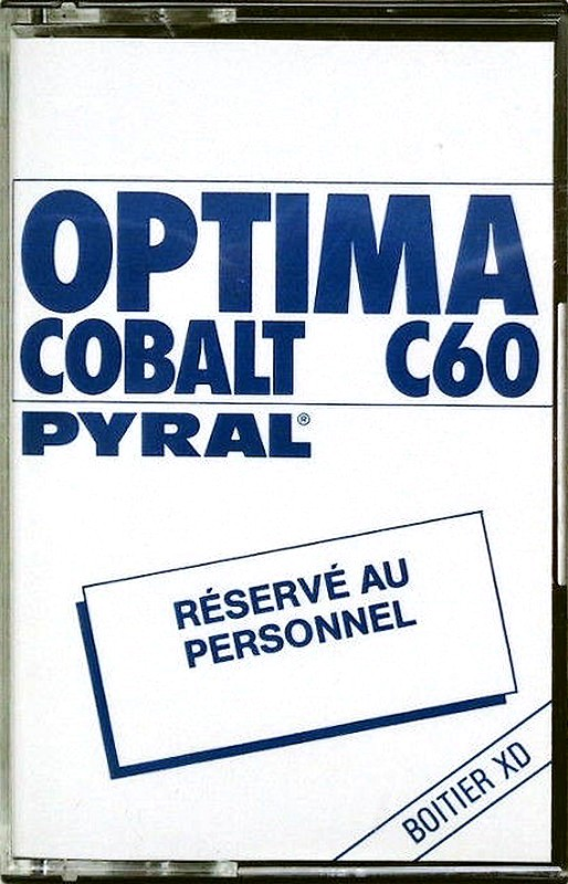 Compact Cassette Pyral Optima Cobalt 60 Type I Normal 1974 France