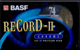 Compact Cassette BASF Record II 74 Type II Chrome 1997 Europe