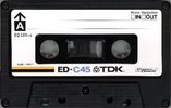 Compact Cassette TDK ED 45 Type I Normal 1977 Japan