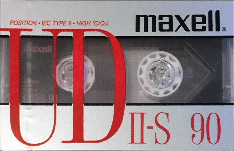 Compact Cassette Maxell UDII-S 90 Type II Chrome 1986 Europe