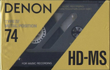 Compact Cassette Denon HD-MS 74 Type IV Metal 1990 Europe