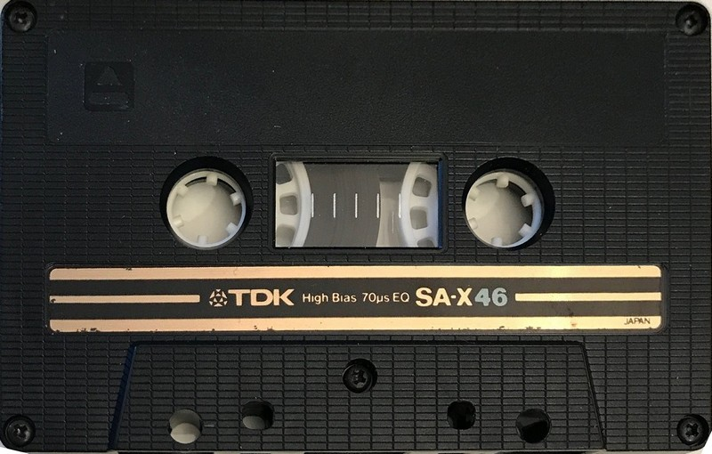 Compact Cassette TDK SA-X 46 Type II Chrome 1982 Japan