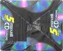 5 pack Maxell CD chrome 90 Type II Chrome 1998 Europe