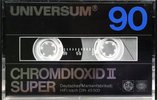 Compact Cassette Universum Super 90 Type II Chrome 1982 Europe