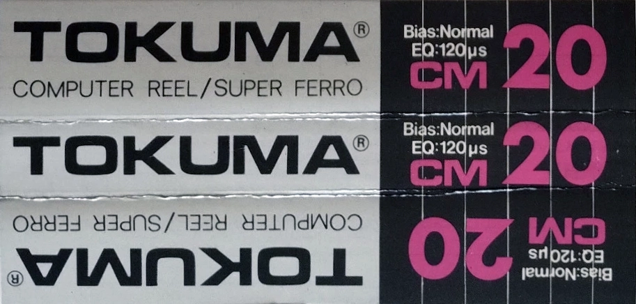 Compact Cassette Tokuma CM 20 Type I Normal 1984 Japan