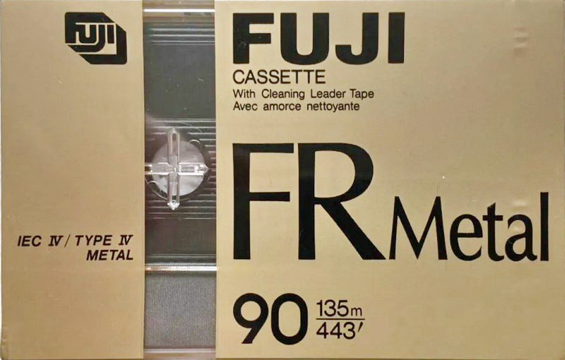 Compact Cassette Fuji FR Metal 90 Type IV Metal 1990 Europe