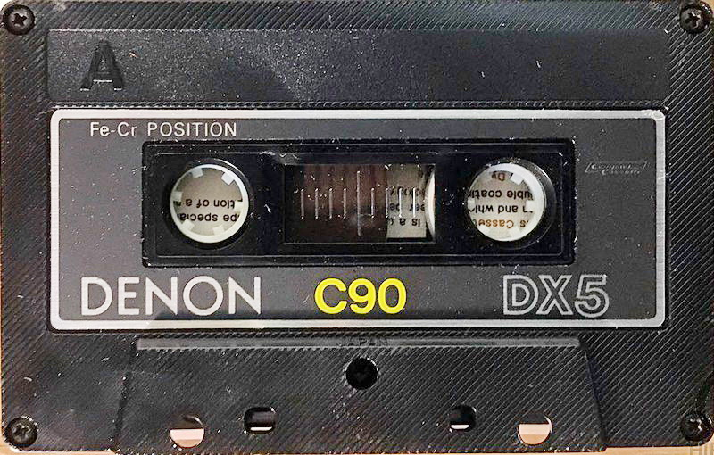 Compact Cassette Denon DX5 90 Type III Ferro Chrome 1978 USA