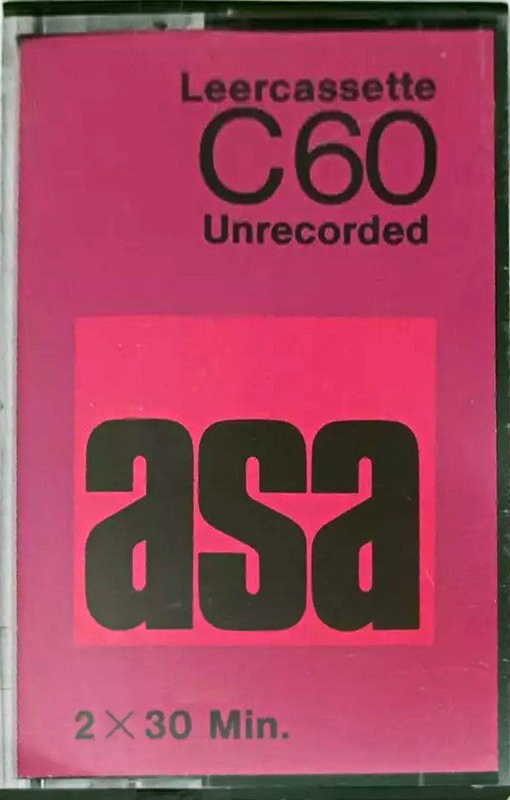 Compact Cassette ASA 60 Type I Normal Germany