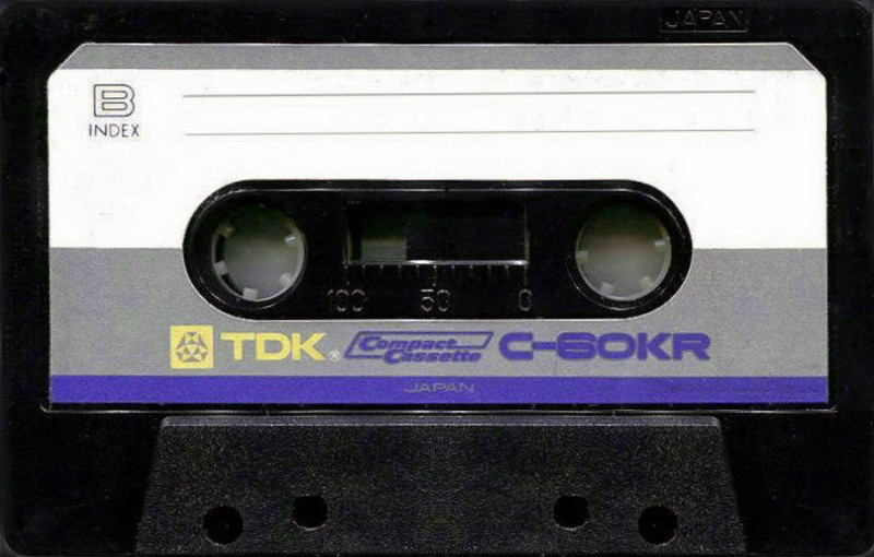 Compact Cassette TDK KR Krom 60 Type II Chrome 1972 USA