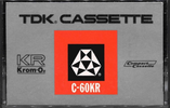Compact Cassette TDK KR Krom 60 Type II Chrome 1972 USA