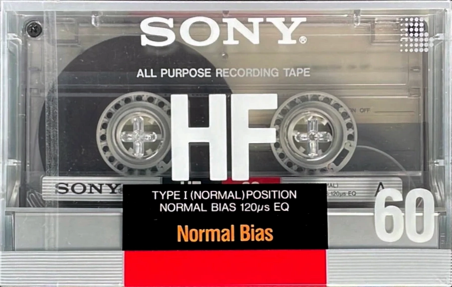 Compact Cassette Sony HF 60 Type I Normal 1988 USA