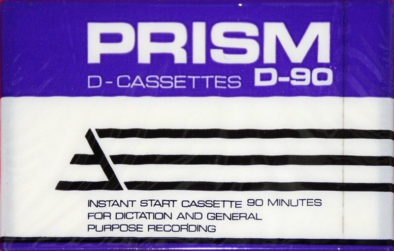 Compact Cassette Prism D 90 Type I Normal 1990 USA