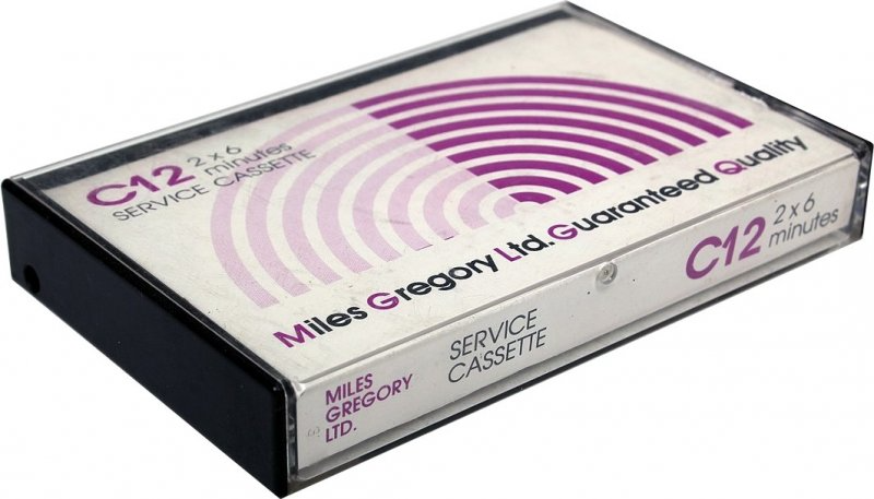 Compact Cassette Miles Gregory LTD. 12 "C12" Service Cassette UK