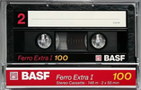 Compact Cassette BASF Ferro Extra I 100 Type I Normal 1988 Europe
