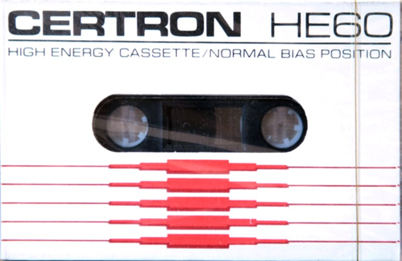 Compact Cassette Certron HE 60 Type I Normal 1976 USA