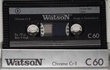 Compact Cassette Watson 60 Type II Chrome 1982 Europe