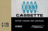 Compact Cassette Ross 120 Type I Normal 1968 USA